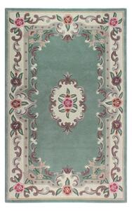 Зелен вълнен килим , 75 x 150 cm Aubusson - Flair Rugs