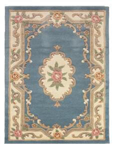 Син вълнен килим , 75 x 150 cm Aubusson - Flair Rugs