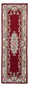 Червен вълнен килим , 67 x 210 cm Aubusson - Flair Rugs