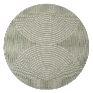 Зелен кръгъл килим за открито и закрито ø 80 cm Nova 1201 – Ayyildiz Carpets