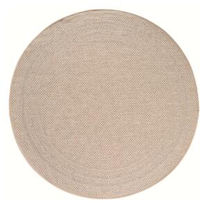 Бежов кръгъл килим за открито и закрито ø 80 cm Desert 1304 – Ayyildiz Carpets