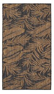 Черен/кафяв килим за открито и закрито 60x100 cm Mira 1451 – Ayyildiz Carpets