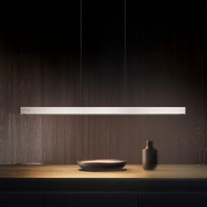 Trio Lighting LED висяща лампа Donegal, никелов цвят, дължина 150 cm, CCT, Затъмняване, Металик, Дневна/трапезария, Метал, Модерен