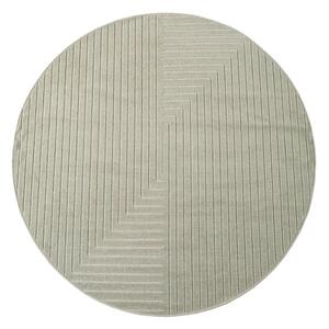 Зелен кръгъл килим за открито и закрито ø 80 cm Nova 1202 – Ayyildiz Carpets