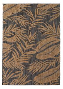 Черен/кафяв килим за открито и закрито 120x170 cm Mira 1451 – Ayyildiz Carpets