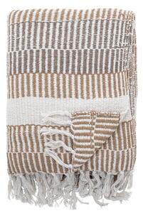 Одеяло от рециклиран памук за TV в естествен цвят 160x130 cm Isnel – Bloomingville