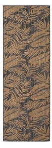 Черна/кафява пътека за открито и закрито 80x250 cm Mira 1451 – Ayyildiz Carpets