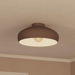 EGLO Осветително тяло за таван Mogano, Ø40cm, кафеникаво кафяво, Затъмняване, Кафяв / ръждив, Дневна/трапезария, Метал, Скандинавски