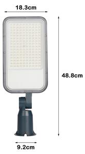 Brilagi -LED Външна улична лампа с шарнир. URBANLIGHT LED/100W/230V антрацит IP65