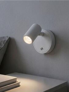 Sinsay - Самозалепваща LED стенна лампа - кремав