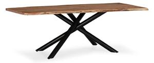 Трапезна маса от масивна акация 100x220 cm Anuri – MOME