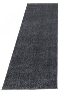Килим от ата сив 80x250 см