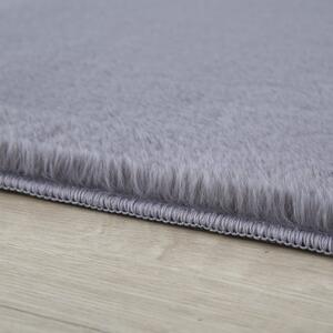 Килим Pouffy V1 сив 200 x 200 см