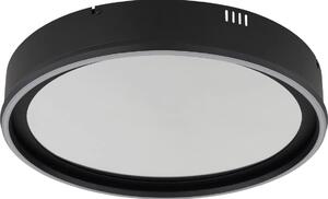 Globo 68288D - LED димируемо таванно осветително тяло MIRRORA 40W/230V Ø 51,5 cm черно+ДУ
