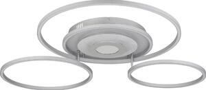 Globo 67824-60 -LED димируемо таванно осветително тяло MILES 60W/230V 80,8x99,2 cm сребристо+ДУ