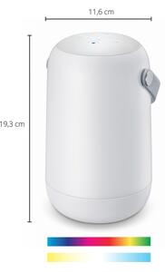 Philips - LED RGBW димируема преносима настолна умна LED лампа/13,5W/3,6V Wi-Fi 1800 mAh