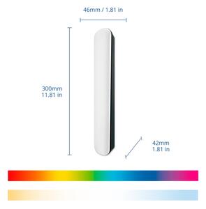 Philips - Комплект 2x LED RGBIC димируеми осветителни тела SMART GRADIENT LED/8W/230V Wi-Fi
