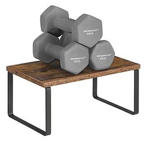 Комплект 2 кухненски рафта, Songmics, Антично черно, 30x19.5x15.6 см
