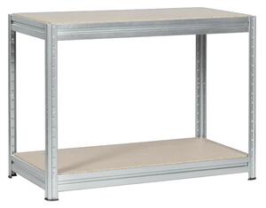 МЕТАЛЕН СТЕЛАЖ MEGA 87x160x60 см, ДО 600 КГ НА РАФТ - ЦИНК