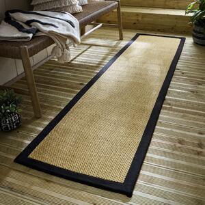 Изглед на сизал на открито Sisal Outdoor Black 60x230 cm, Flair Rugs
