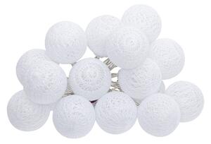 Batoni LED градински гирлянд бял 6x6x6x435 cm
