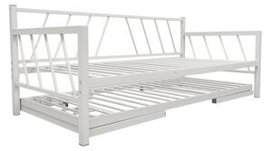Разтегателен диван Bed-Sofa Remmie White 94x198x81 cm