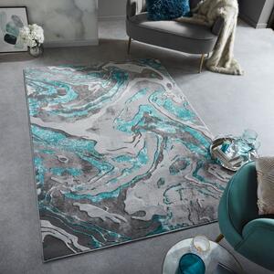 Мраморен килим Marbled GREEN SMARALD 80X150 cm, Flair Rugs