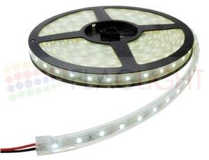 LED лента 3528 - 60 LED/м Двойно Влагозащитена Студено Бяла