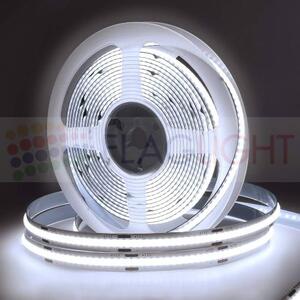 24 V LED Лента COB - 320 SMD/m, 10 W/m , IP20,CRI>90 Ra, Професионална ► Непрекъсната линия, ролка 5м ► 11.20 лв./м