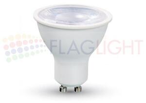 7W LED Луничка GU10 220V | SMD2835 | 560 lm | 110° | Термопластик | Призматичен Дифузер