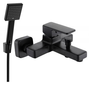 Mexen Cetus R45 вана с душ комплект, черен - 74433R45-70