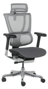 ЕРГОНОМИЧЕН СТОЛ ERGOHUMAN IOO ELITE 2 - СИВ - M/TEX - ЧЕРНА РАМКА