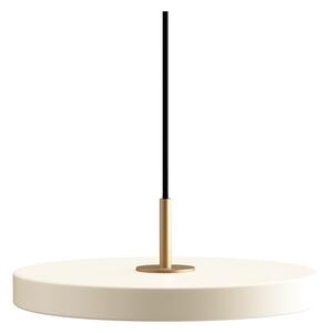 Бяло LED висящо осветително тяло с метален абажур ø 31 cm Asteria Mini - UMAGE