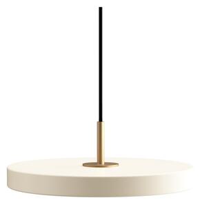 Кремаво LED затъмняващо се висящо осветително тяло с метален абажур ø 31 cm Asteria Plus Mini – UMAGE