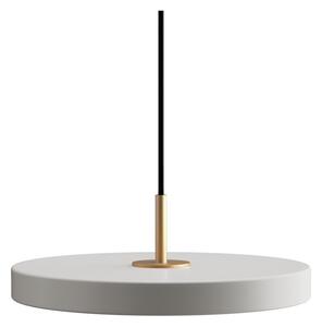 Светлосиво LED висящо осветително тяло с метален абажур ø 31 cm Asteria Mini – UMAGE