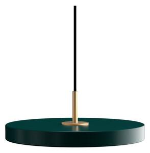 Тъмнозелено LED висящо осветително тяло с метален абажур ø 31 cm Asteria Mini – UMAGE