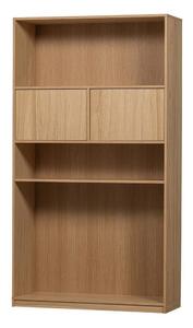 Модулна етажерка за книги с дъбов декор в естествен цвят 110x199 cm Modulair - vtwonen