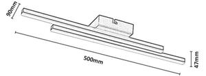 Rabalux 71494 - LED Таванно осветително тяло LIRIEN LED/12W/230V 3000K златно