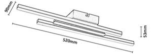 Rabalux 71493 - LED таванно осветително тяло LIRIEN LED/18W/230V 3000K бежово
