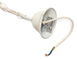 ONLI - Полилей с верига TERESA 3xE14/6W/230V бял