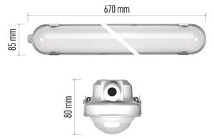 LED Димируема индустриална лампа MISTY LED/10/13/16/18W/230V 4000/6500K IP66