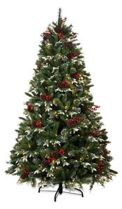 Изкуствена коледна елха височина 150 cm Snowy Pine LED – Můj Stromeček