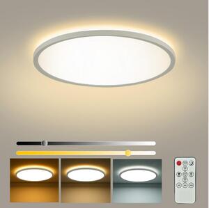 Brilagi - LED димируемо осветително тяло ULTRA SLIM LED/24W/230V Ø 42 см бяло + дистанционно управление