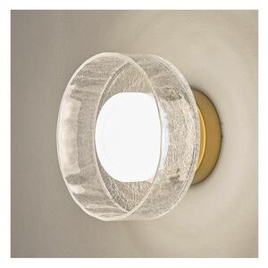LED аплик LED/8W/230V 3000K златист/прозрачен