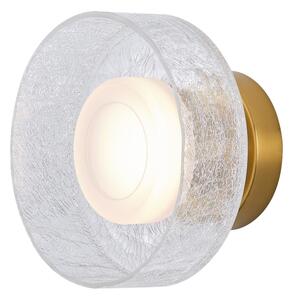 LED аплик LED/8W/230V 3000K златист/прозрачен