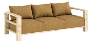 Диван в цвят жълта охра 225 cm Bare – Karup
