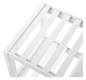 Поставка за обувки, Songmics, Бял, LBS02WT, 70 x 26 x 33 см