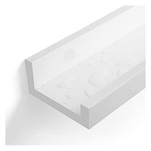 Комплект 2 висящи рафта, Songmics, LWS60WT, Бял, 60 x 10 см