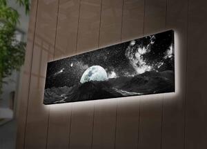 Картина с LED осветление 3090NASA Мултиколор 30x90x3 см