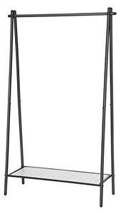 Поставка за закачалки, Songmics, Черен, HSR23BK, 92 x 33 x 153 см